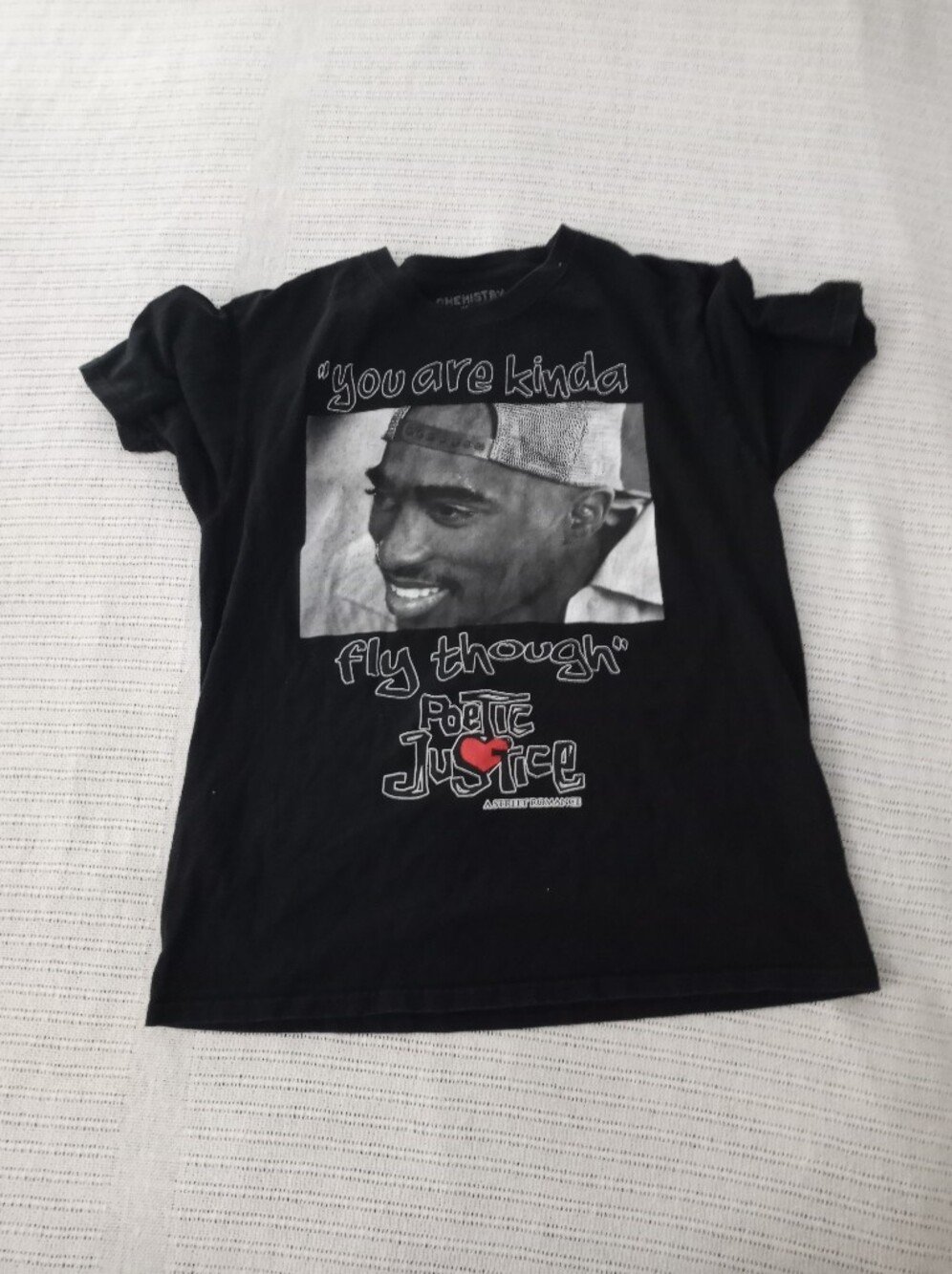 TU PAC/ POETIC JUSTICE Mens Tshirt
